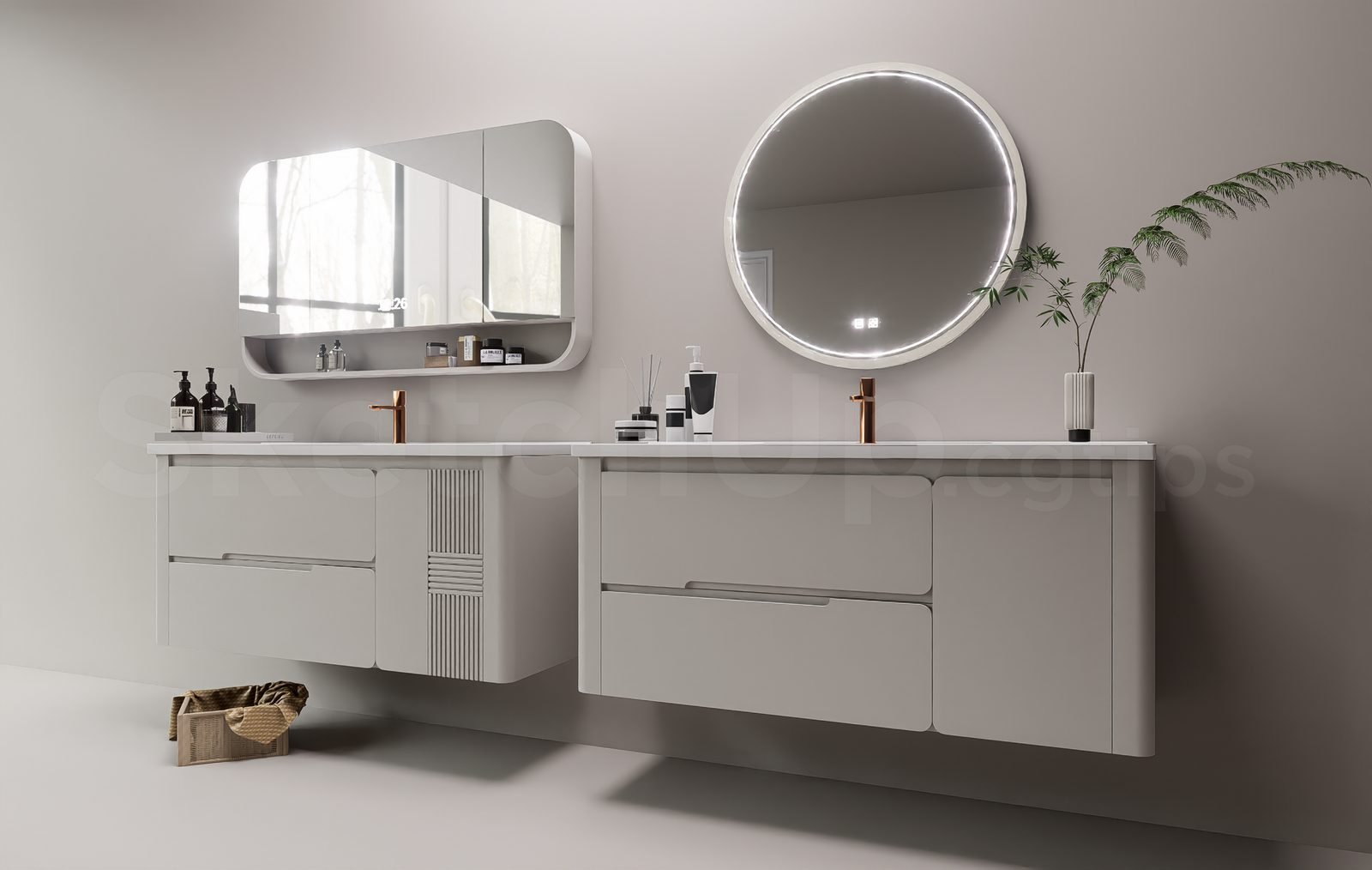 18480. تنزيل نموذج Sketchup Lavabo ثلاثي الأبعاد مجانًا (2)