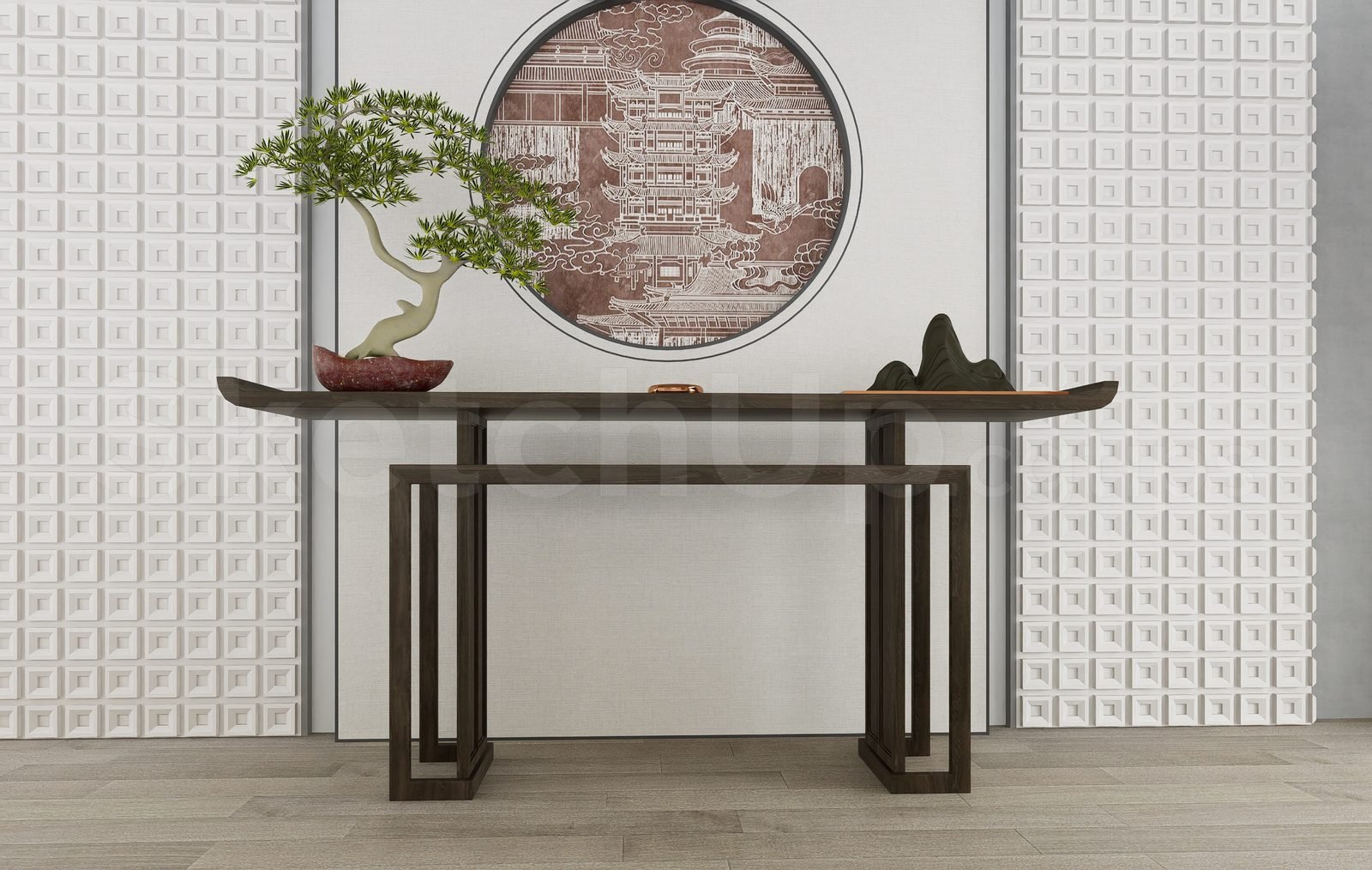 18482. تنزيل نموذج جدول وحدة التحكم Sketchup مجانًا (1)