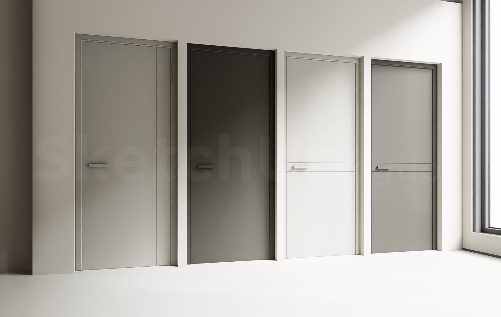 18483. تحميل نموذج Sketchup Door ثلاثي الأبعاد مجانًا (2)