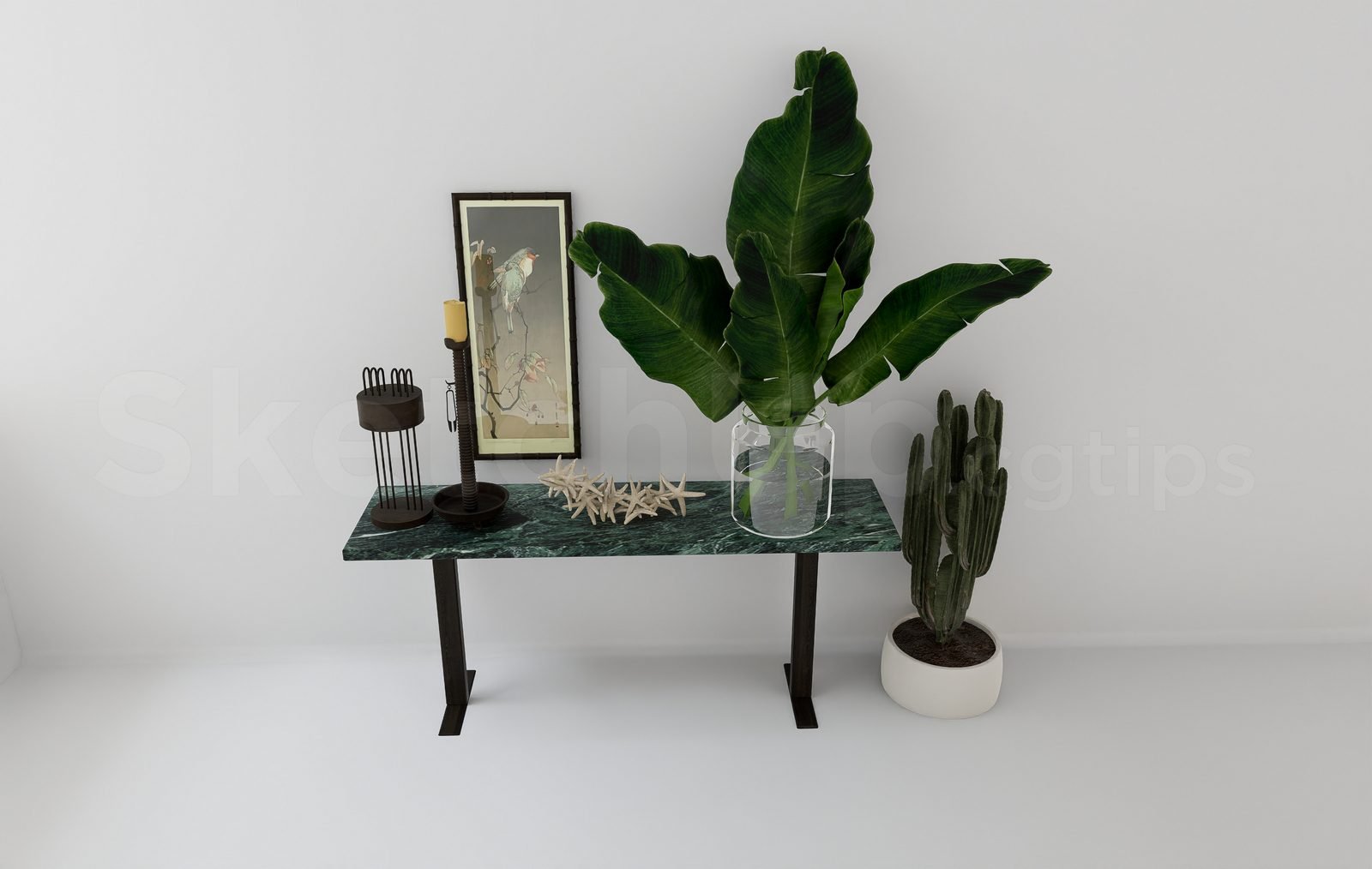 18494. تنزيل نموذج جدول وحدة تحكم Sketchup مجانًا (2)