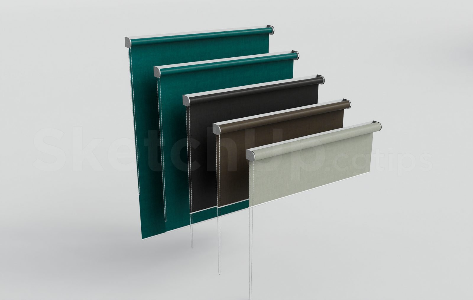 18530. تنزيل نموذج الستارة المجاني لـ Sketchup (1)