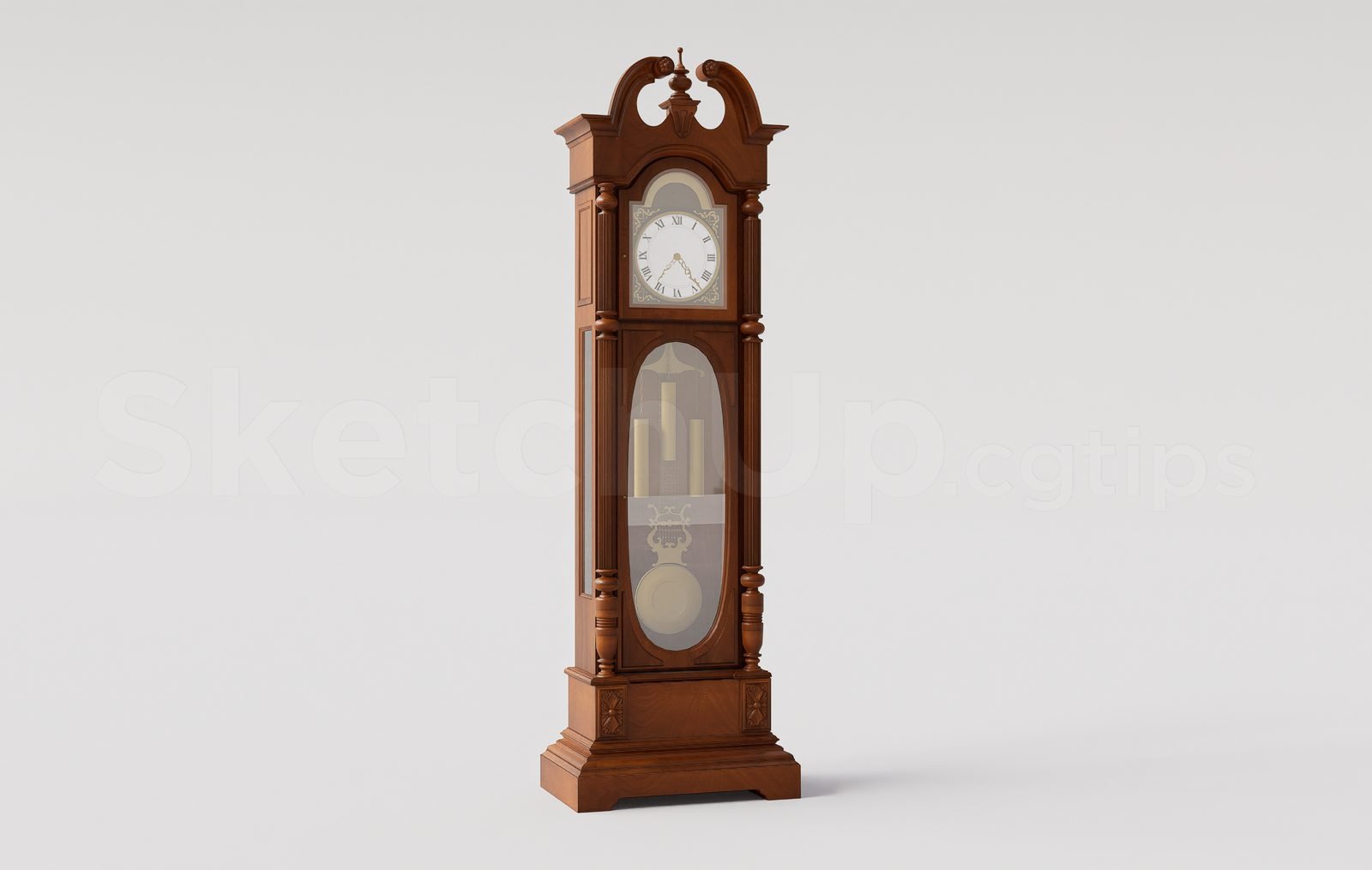 18538. نموذج ساعة Sketchup - تنزيل مجاني ثلاثي الأبعاد (1)