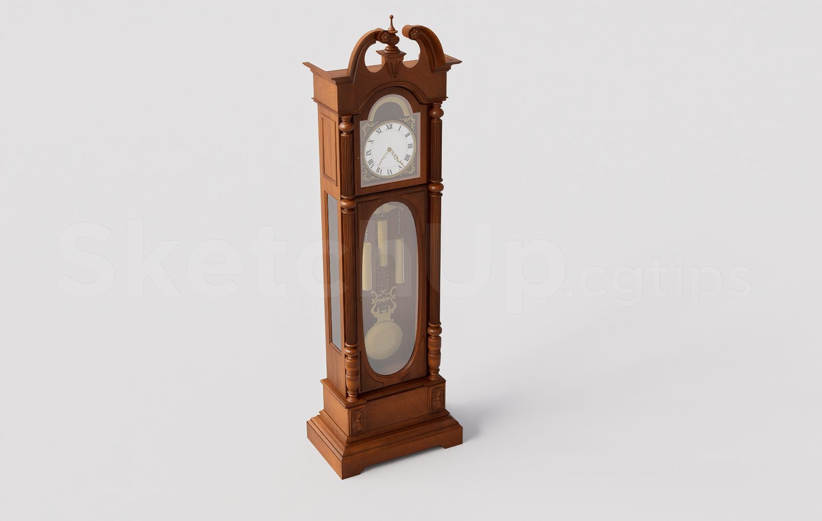 18538. نموذج ساعة Sketchup - تنزيل مجاني ثلاثي الأبعاد (2)