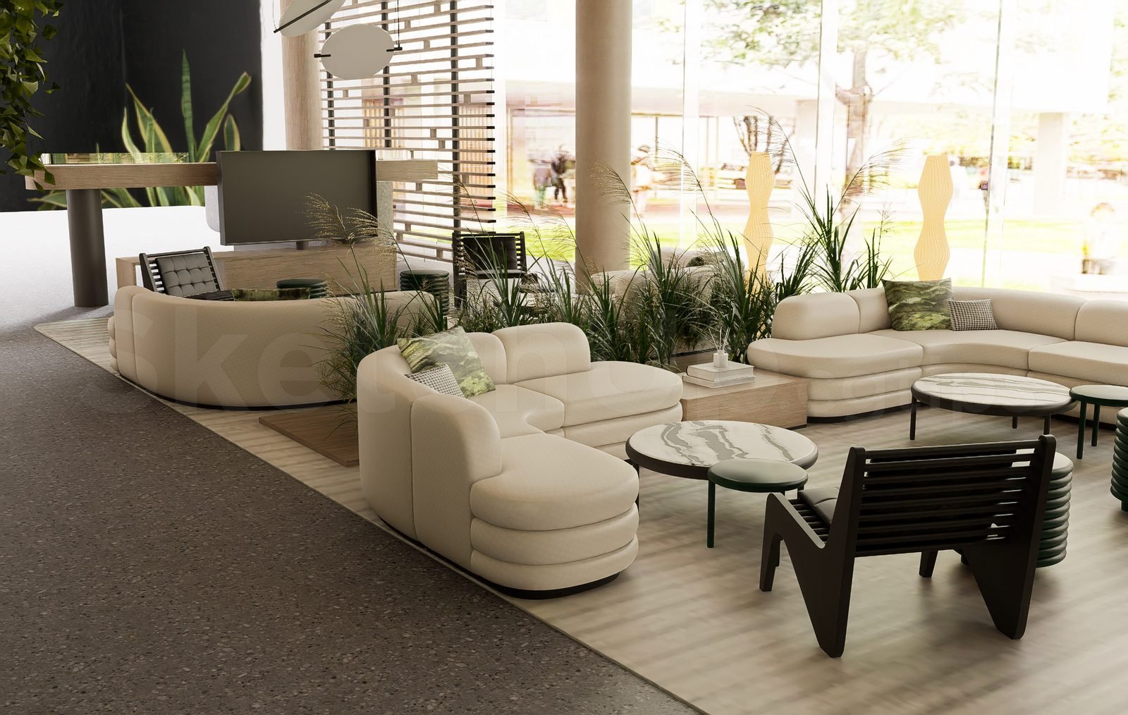 18608. تنزيل النموذج الداخلي لغرفة القهوة Sketchup مجانًا (1)