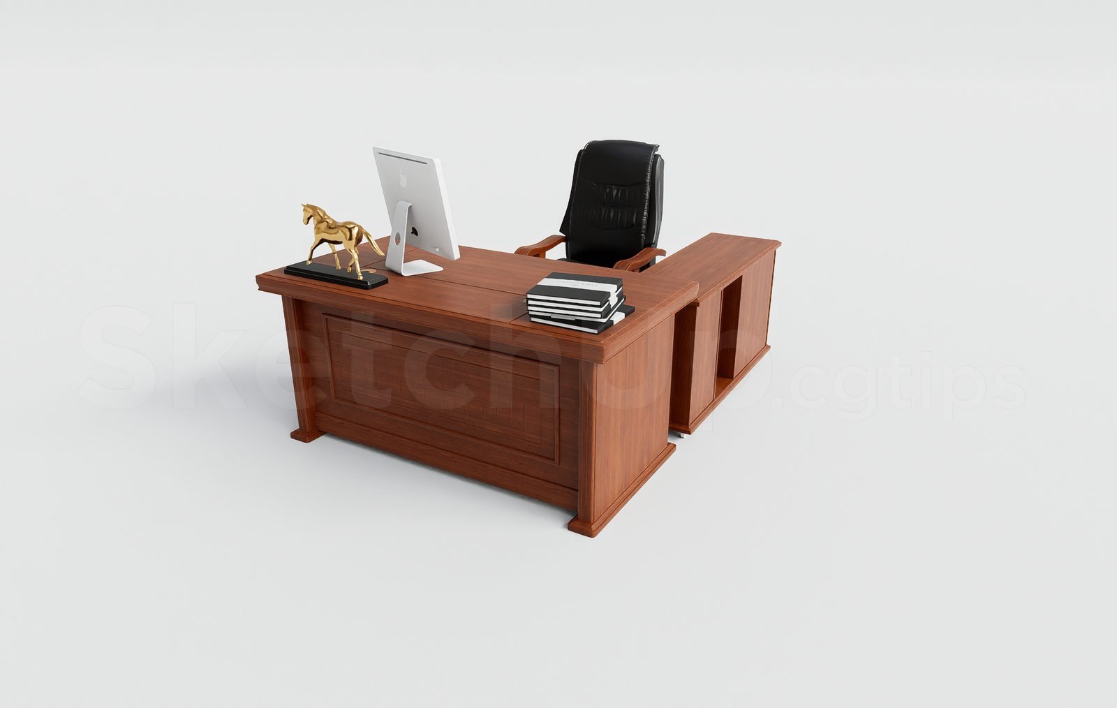 18648. تنزيل نموذج مكتب عمل Sketchup مجانًا (2)