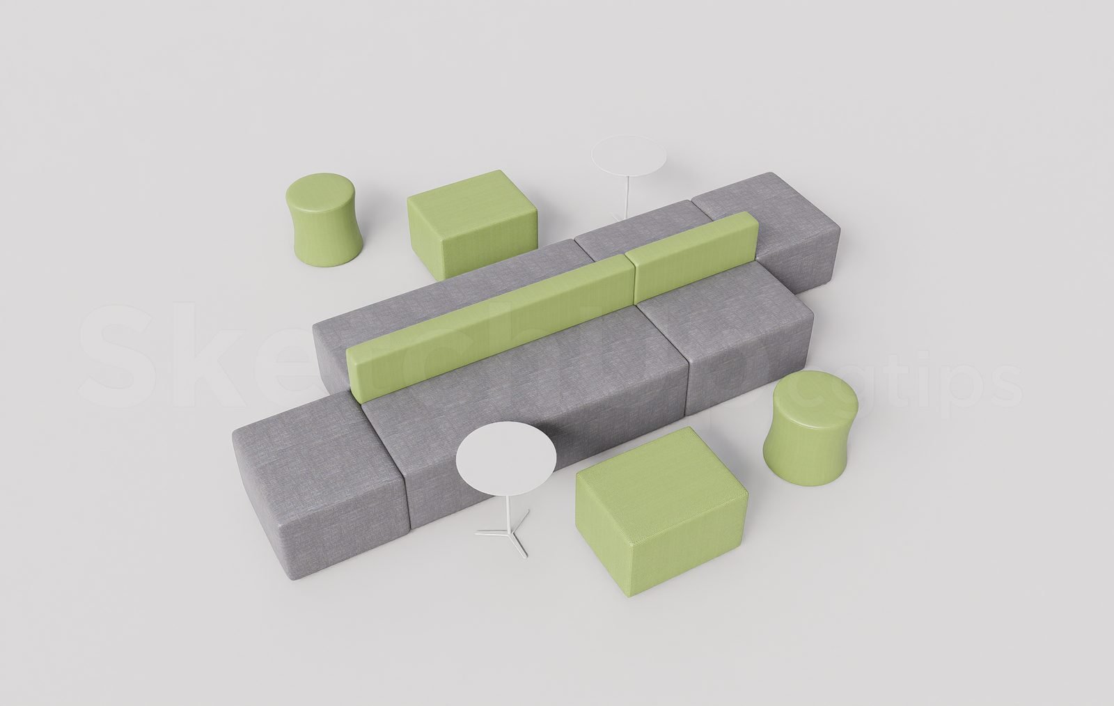 18659. تنزيل نماذج ثلاثية الأبعاد لأثاث المطاعم والمقاهي من Sketchup (2)