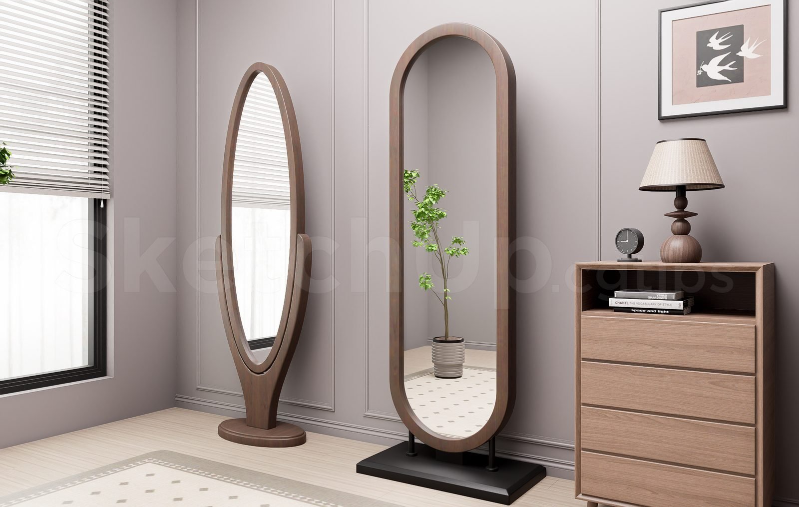 18687. تنزيل نموذج مرايا Sketchup مجانًا (1)