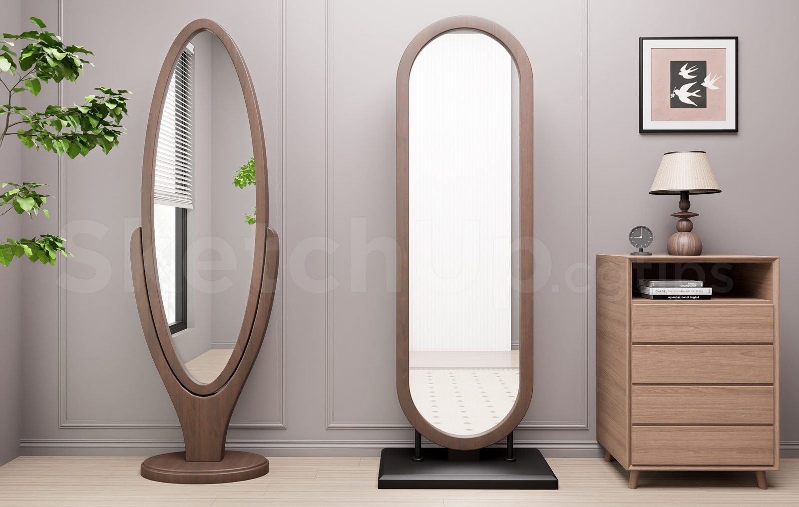 18687. تنزيل نموذج مرايا Sketchup المجاني (2)