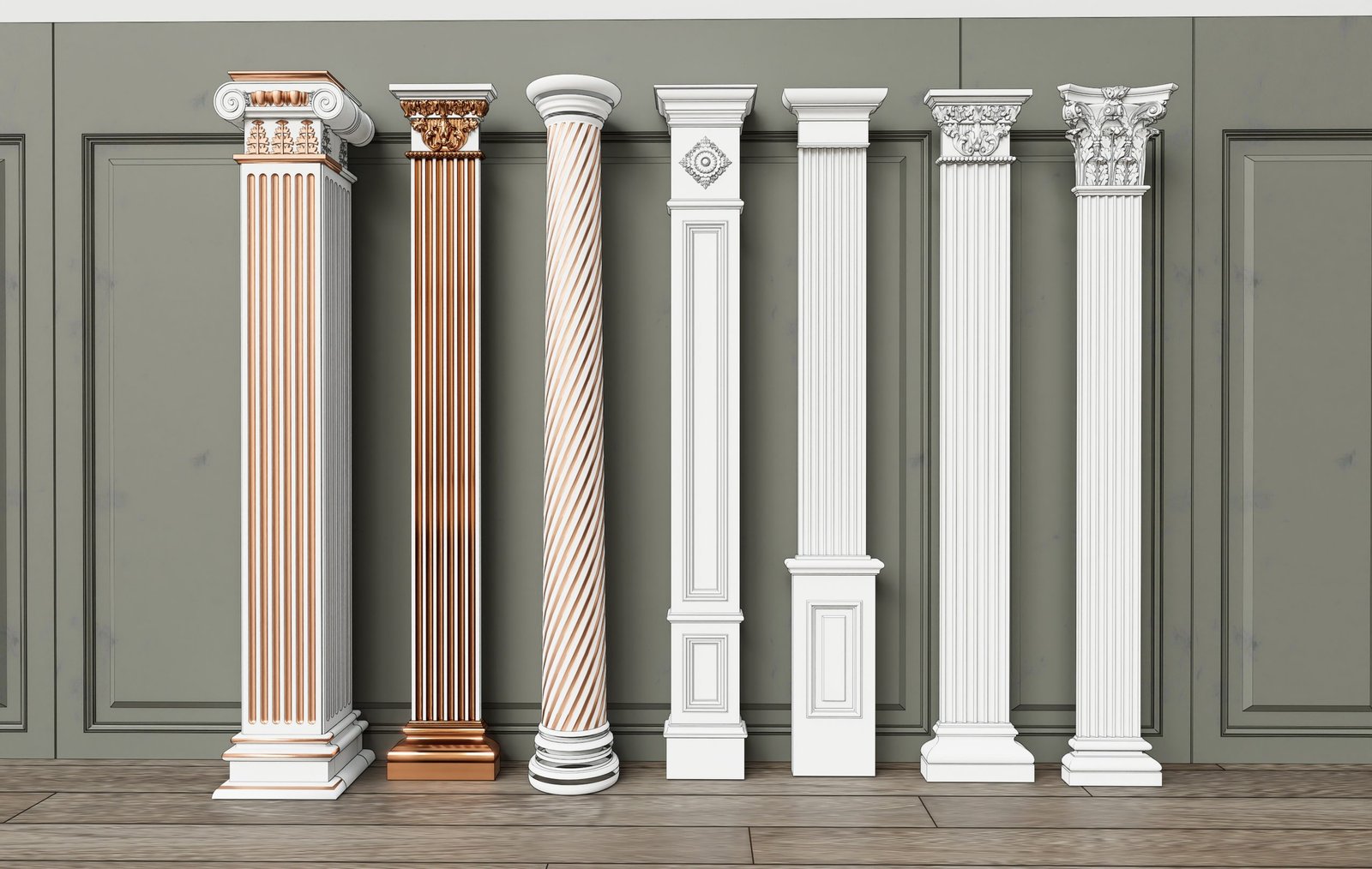 18723. تنزيل نماذج سكيتش أب للعمود الروماني (1)