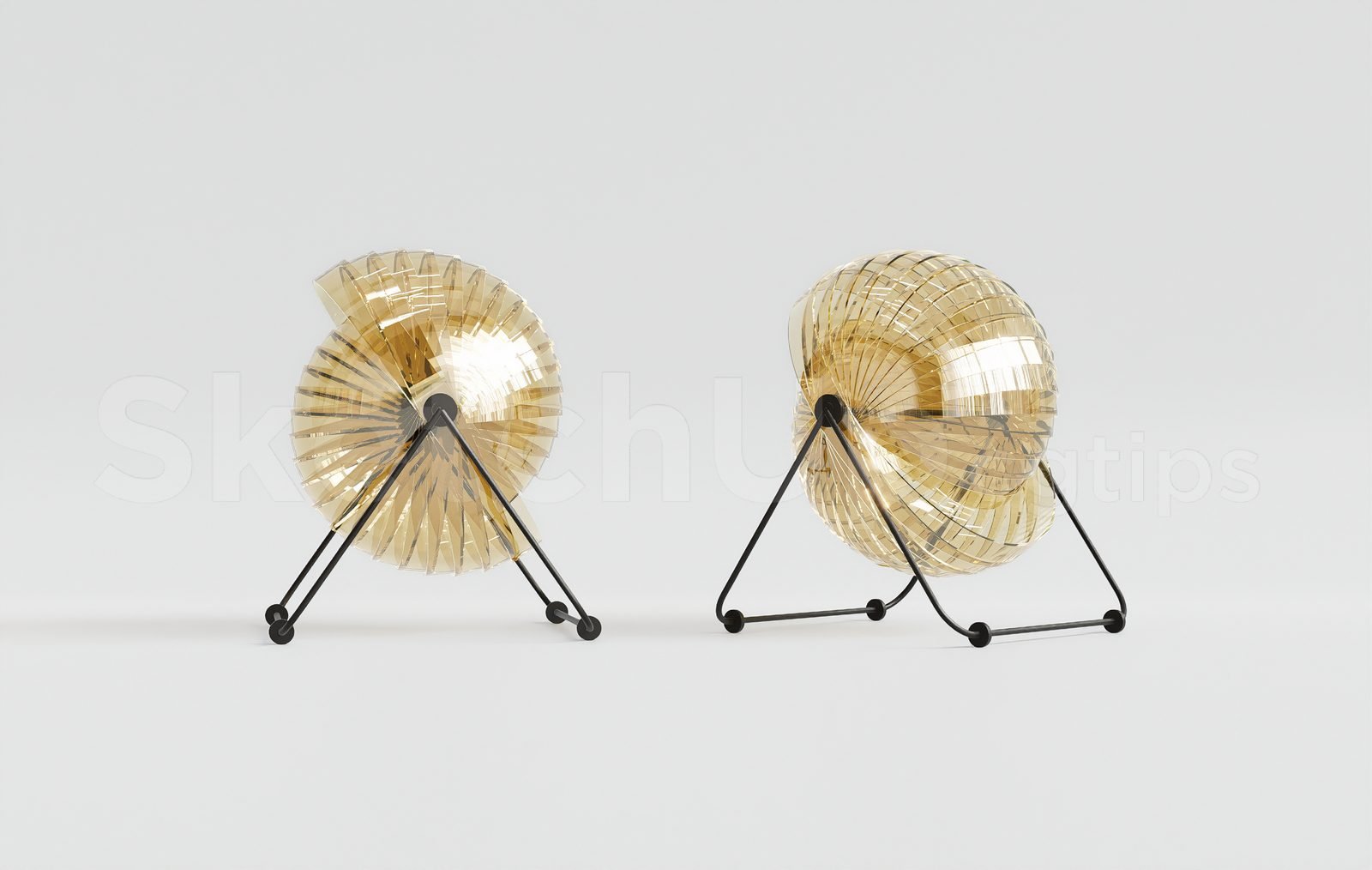 18725. تنزيل نموذج مصباح الطاولة ثلاثي الأبعاد Sketchup مجانًا (1)