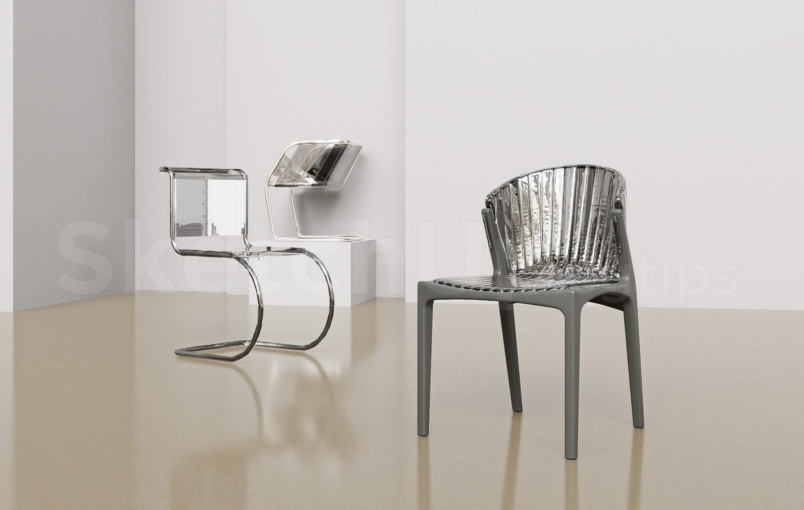 18804. تنزيل نموذج كرسي Sketchup مجانًا (1)