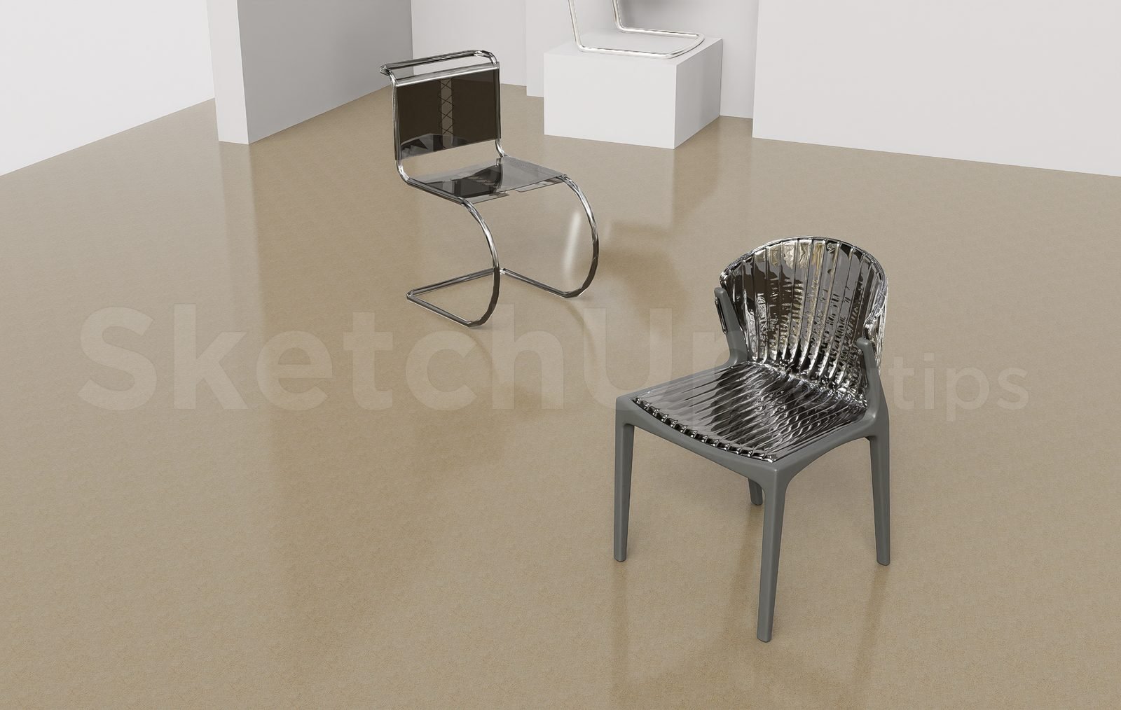 18804. تنزيل نموذج كرسي Sketchup مجانًا (2)