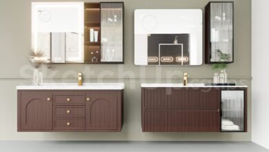 18970. Free Sketchup Lavabo 3d Model Download (1)