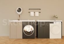 19000. Free Download Modern Laundry Room Sketchup Model (1)