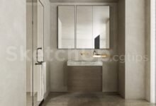 19096. Free Sketchup Lavabo 3d Model Download (1)