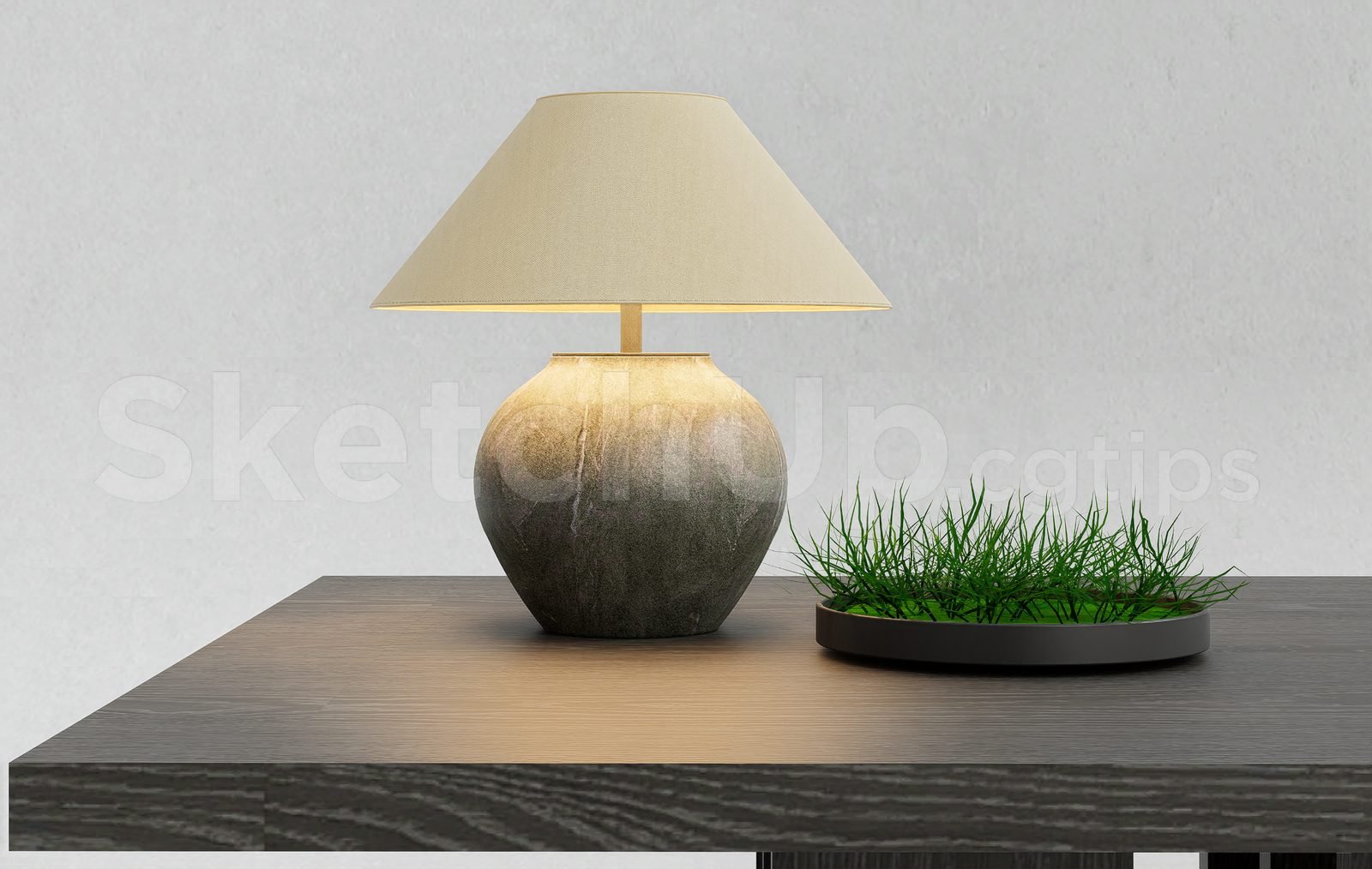 18923. تنزيل نموذج مصباح الطاولة ثلاثي الأبعاد Sketchup مجانًا (1)