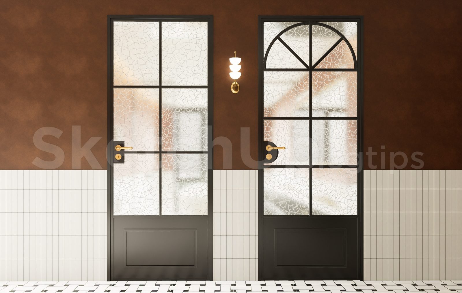 18942. تحميل نموذج Sketchup Door ثلاثي الأبعاد مجانًا (1)