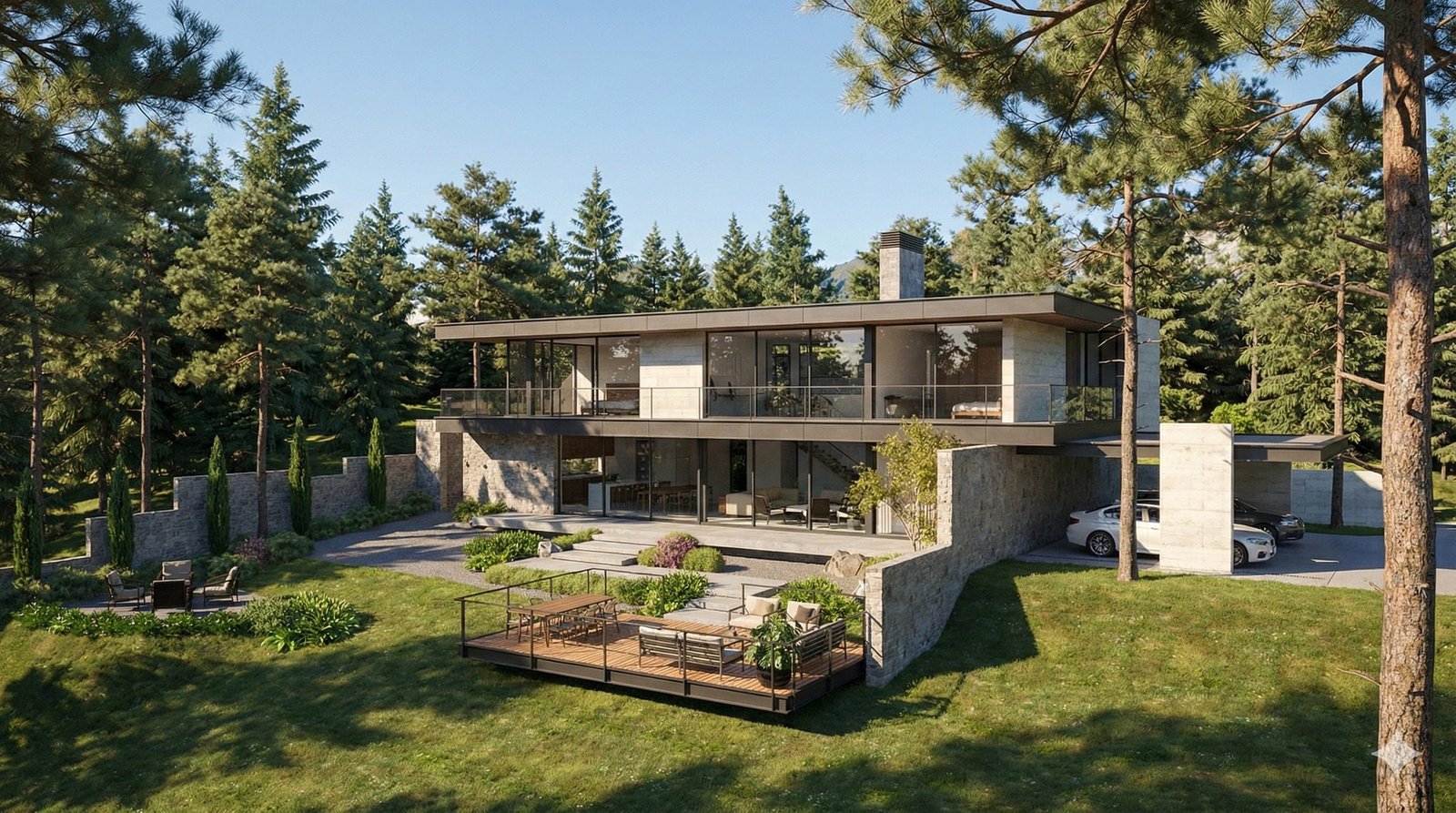 18943. تنزيل النموذج الخارجي لفيلا Sketchup مجانًا بواسطة Le Tan Cong (1)