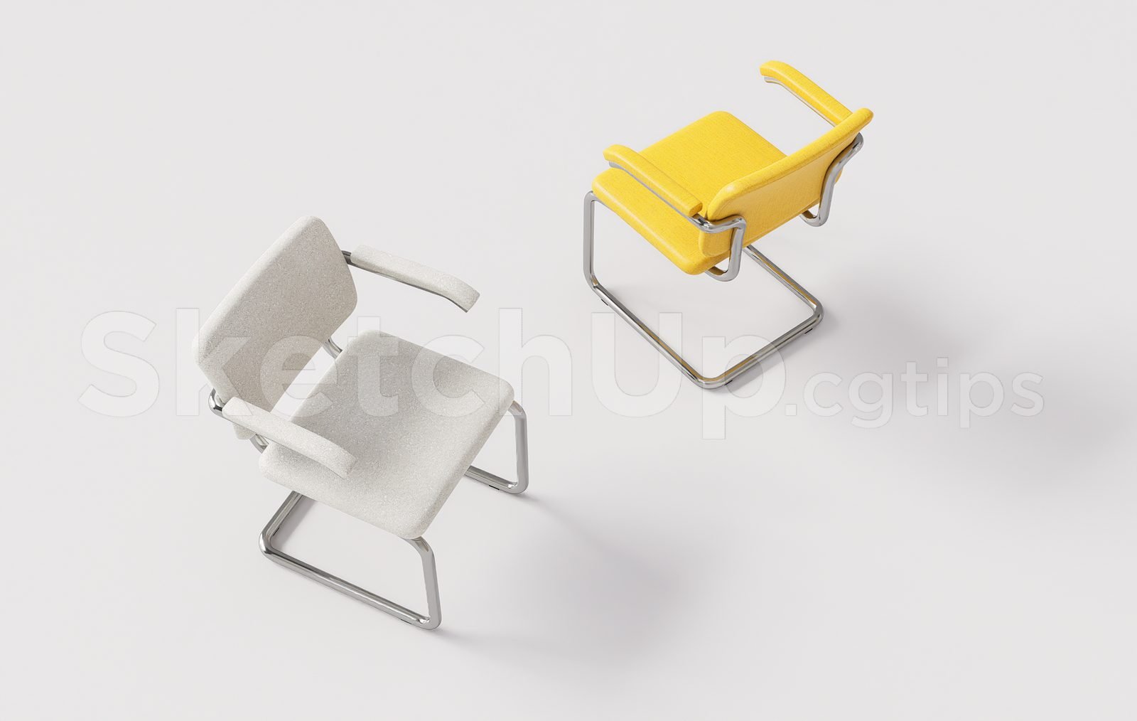 18956. تنزيل نموذج كرسي Sketchup مجانًا (2)