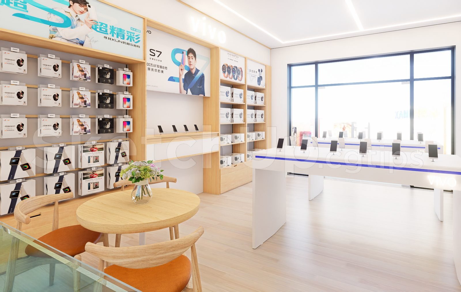 18973. نموذج متجر Sketchup المجاني للهواتف متاح للتنزيل (1)