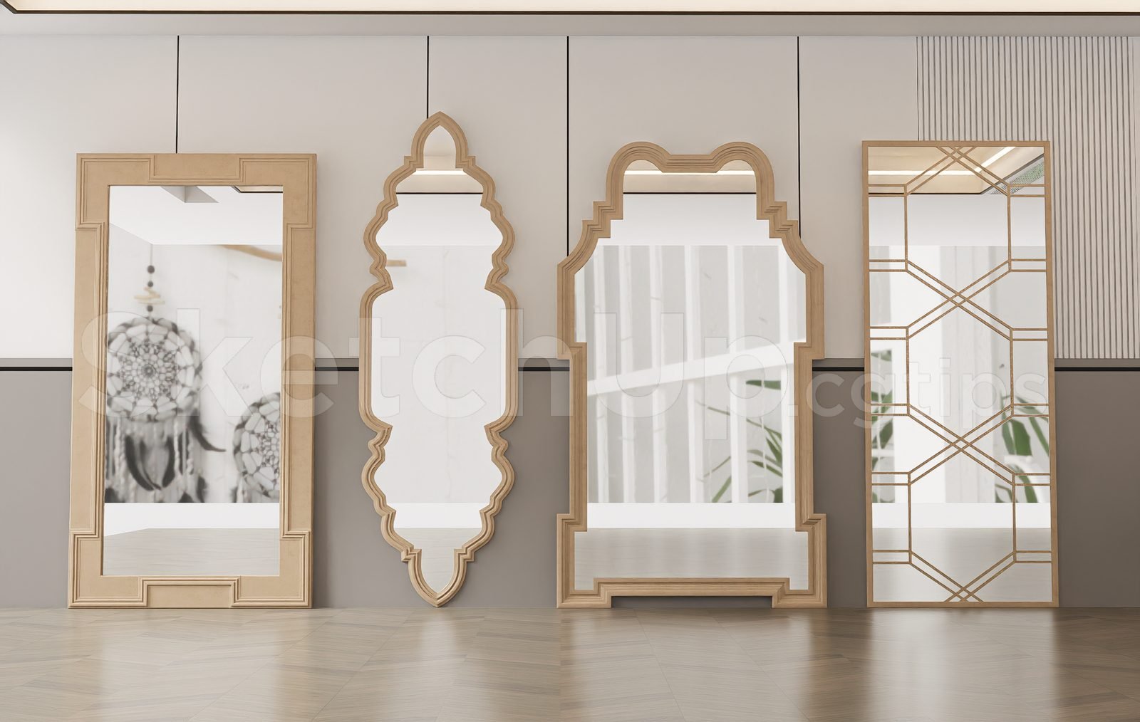 18978. تنزيل نموذج مرايا Sketchup مجانًا (1)