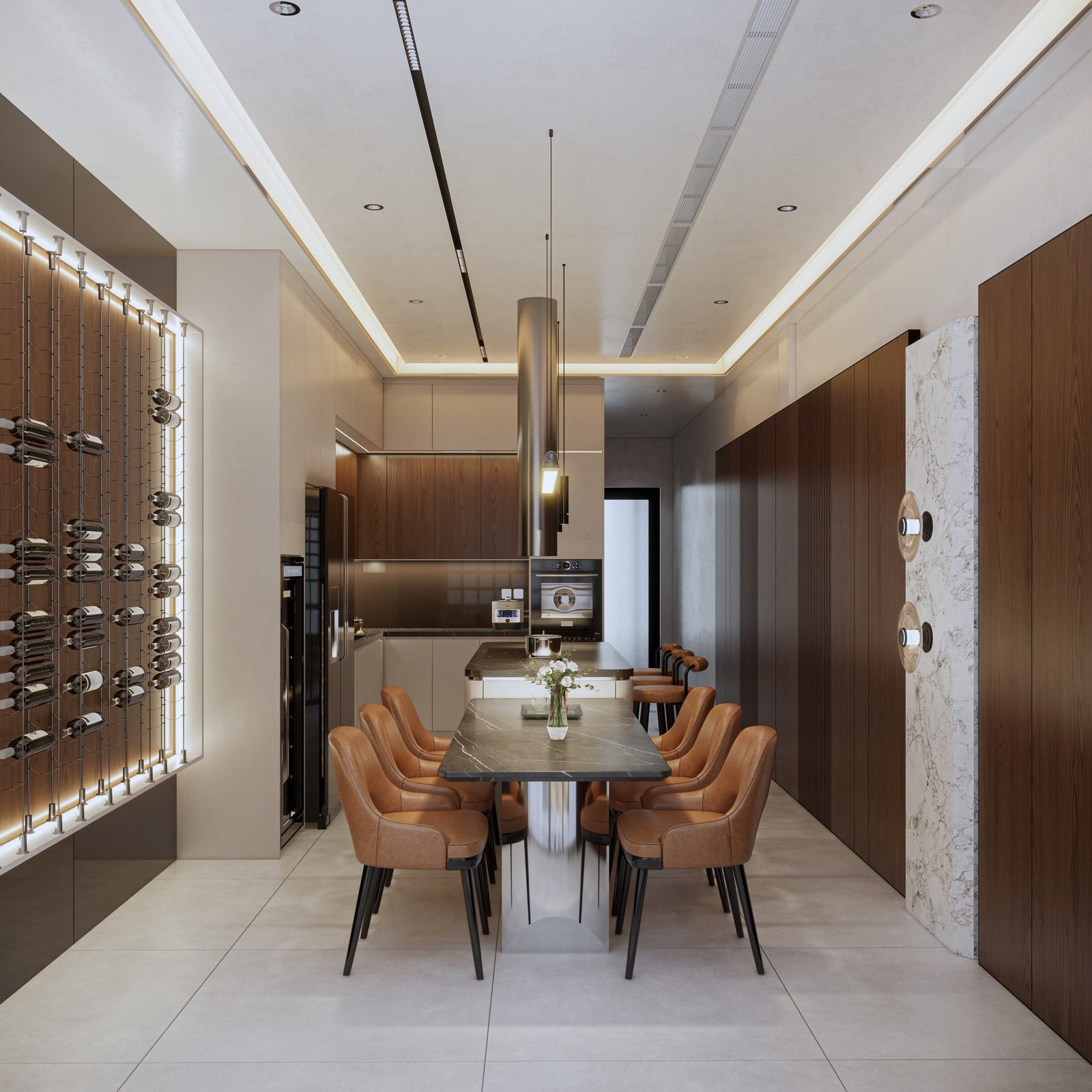 18981. تنزيل النموذج الداخلي لغرفة المطبخ Sketchup مجانًا بواسطة Vu Van Thong (4)