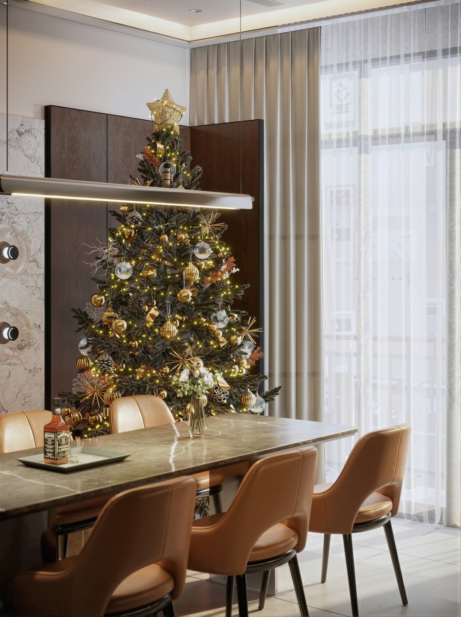 18981. تنزيل النموذج الداخلي لغرفة المطبخ Sketchup مجانًا بواسطة Vu Van Thong (7)