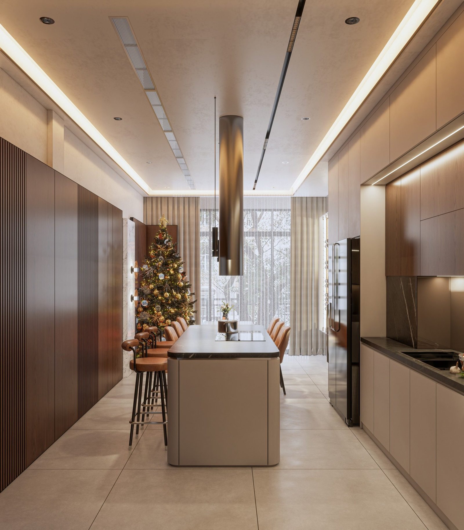 18981. تنزيل النموذج الداخلي لغرفة المطبخ Sketchup مجانًا بواسطة Vu Van Thong (8)