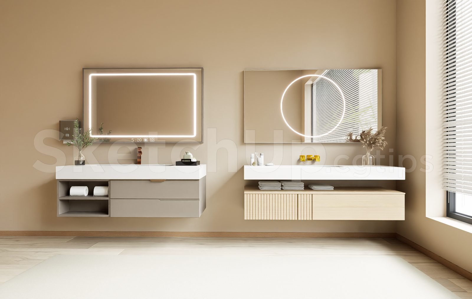 18986. تنزيل نموذج Sketchup Lavabo ثلاثي الأبعاد مجانًا (1)