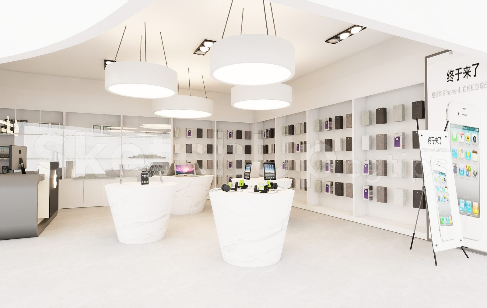 19019. نموذج متجر Sketchup المجاني للهواتف متاح للتنزيل (2)