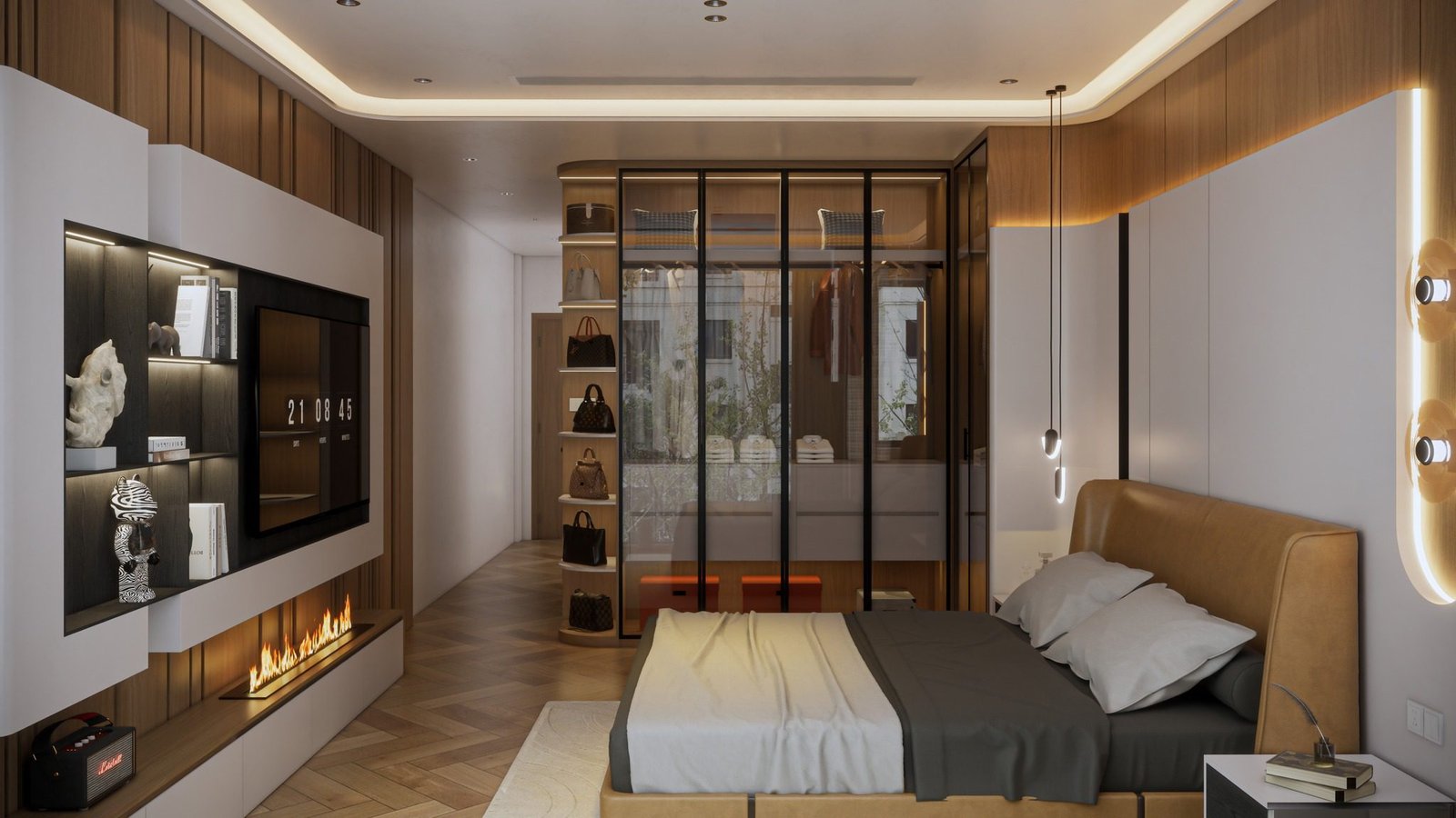 19022. تنزيل النموذج الداخلي لغرفة النوم Sketchup مجانًا بواسطة Vu Van Thong (7)