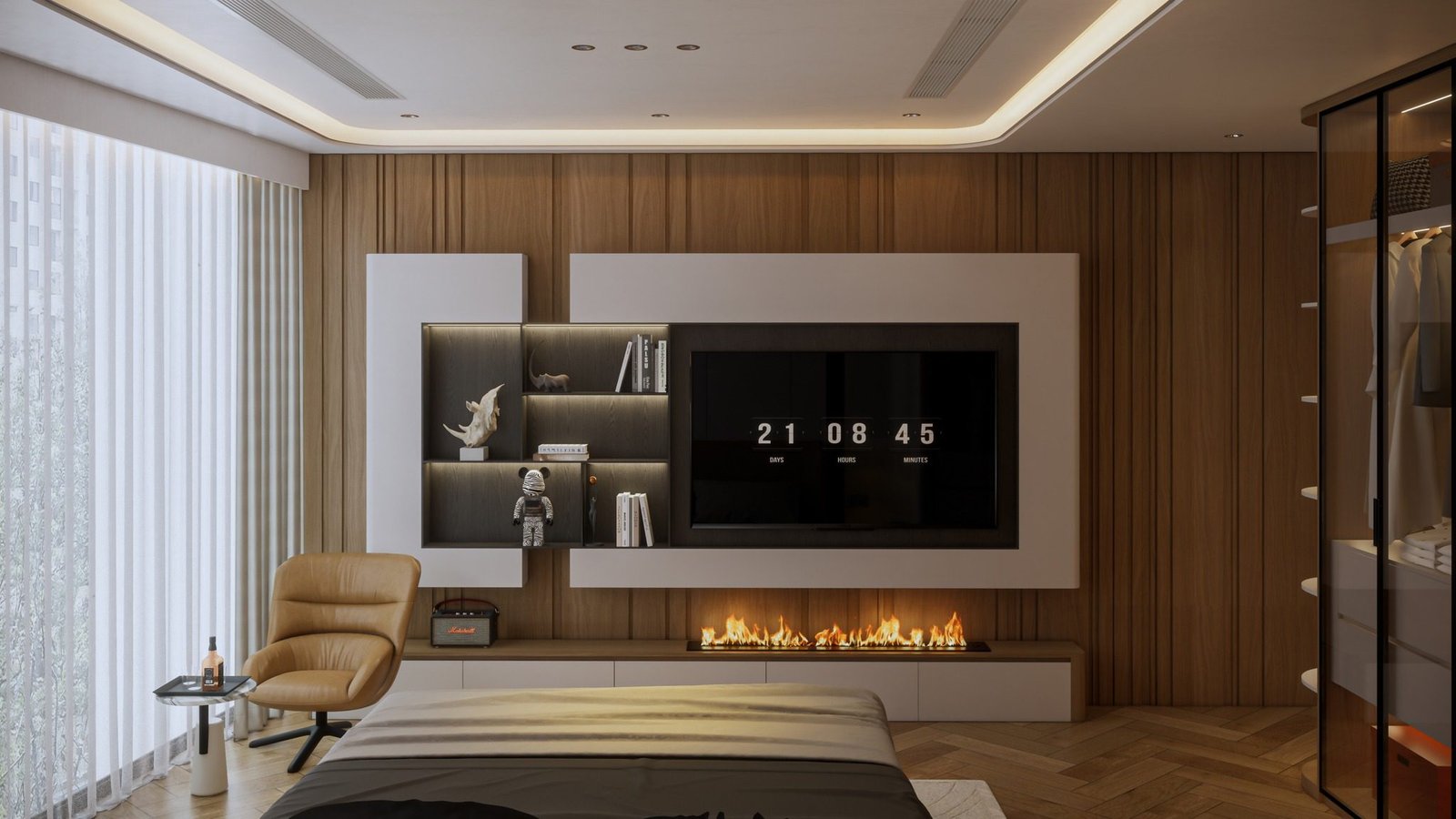 19022. تنزيل النموذج الداخلي لغرفة النوم Sketchup مجانًا بواسطة Vu Van Thong (8)