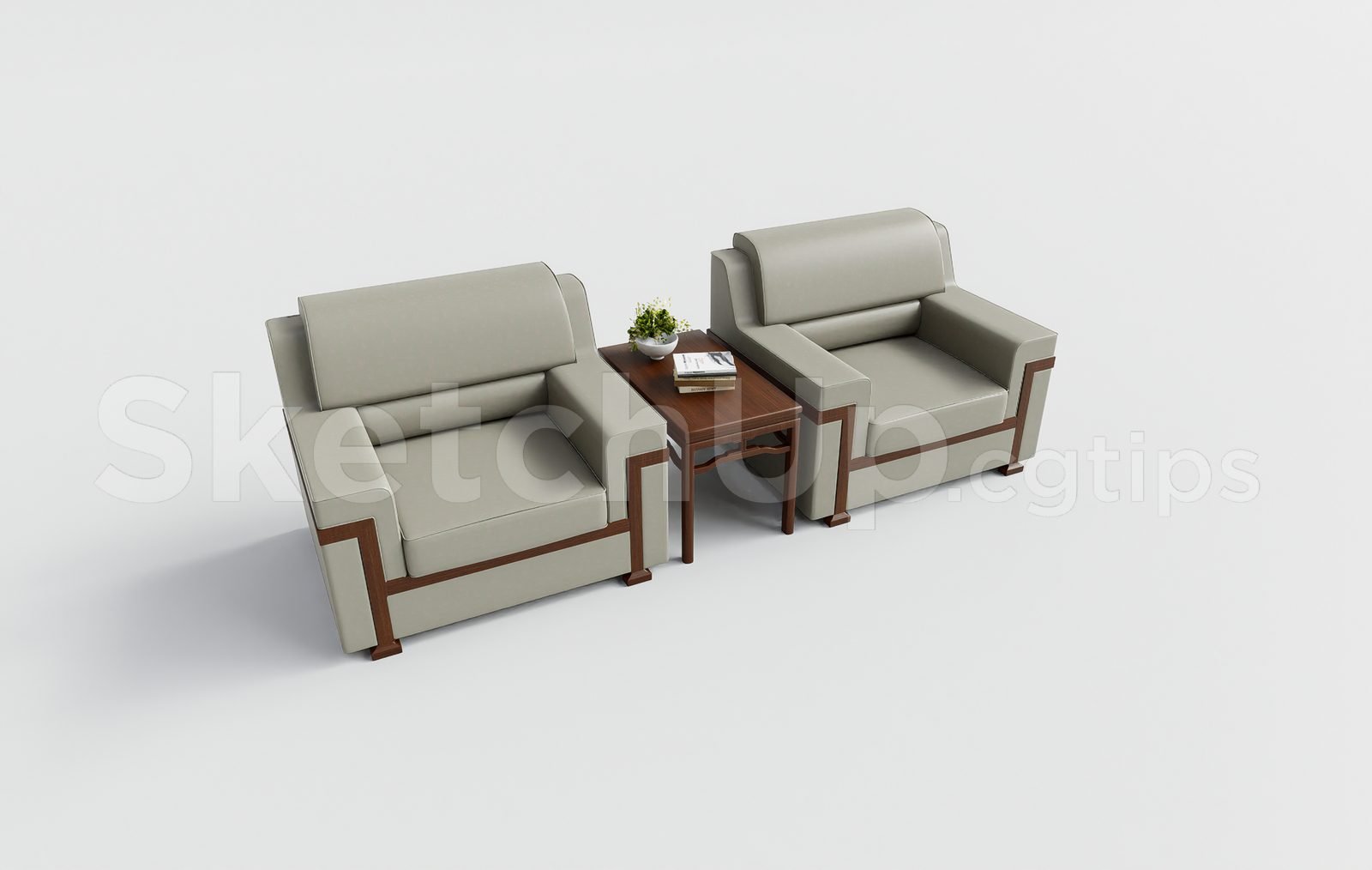 19024. تنزيل نموذج أريكة مكتب Sketchup مجانًا (2)