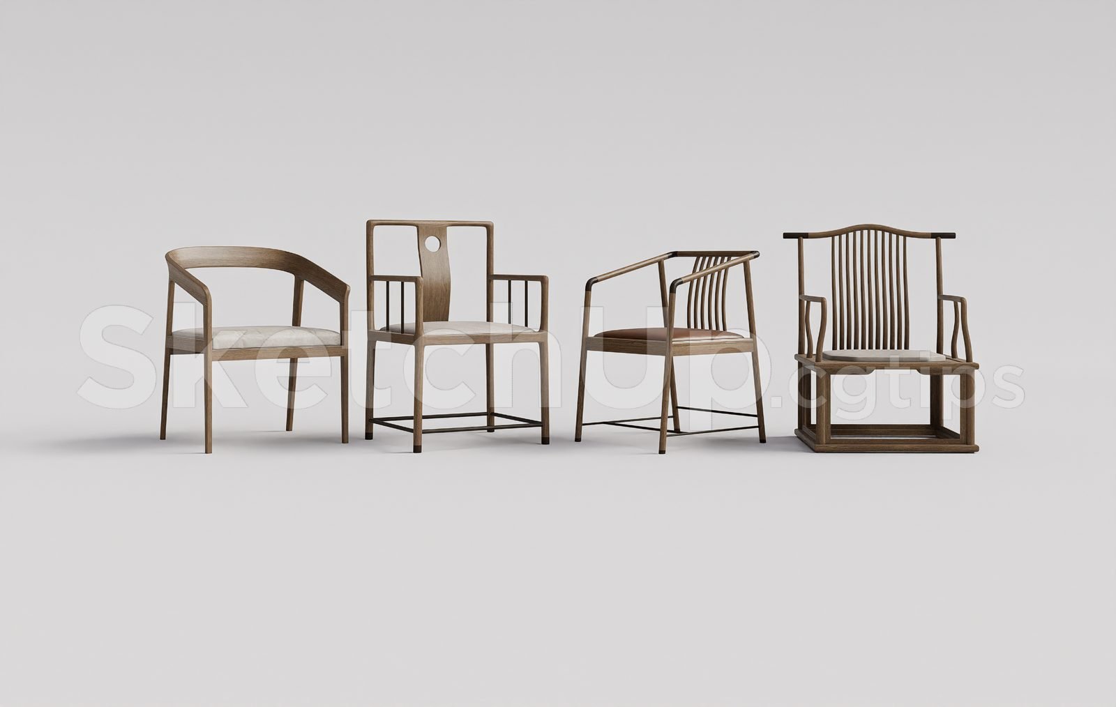 19026. تنزيل نموذج كرسي Sketchup مجانًا (2)