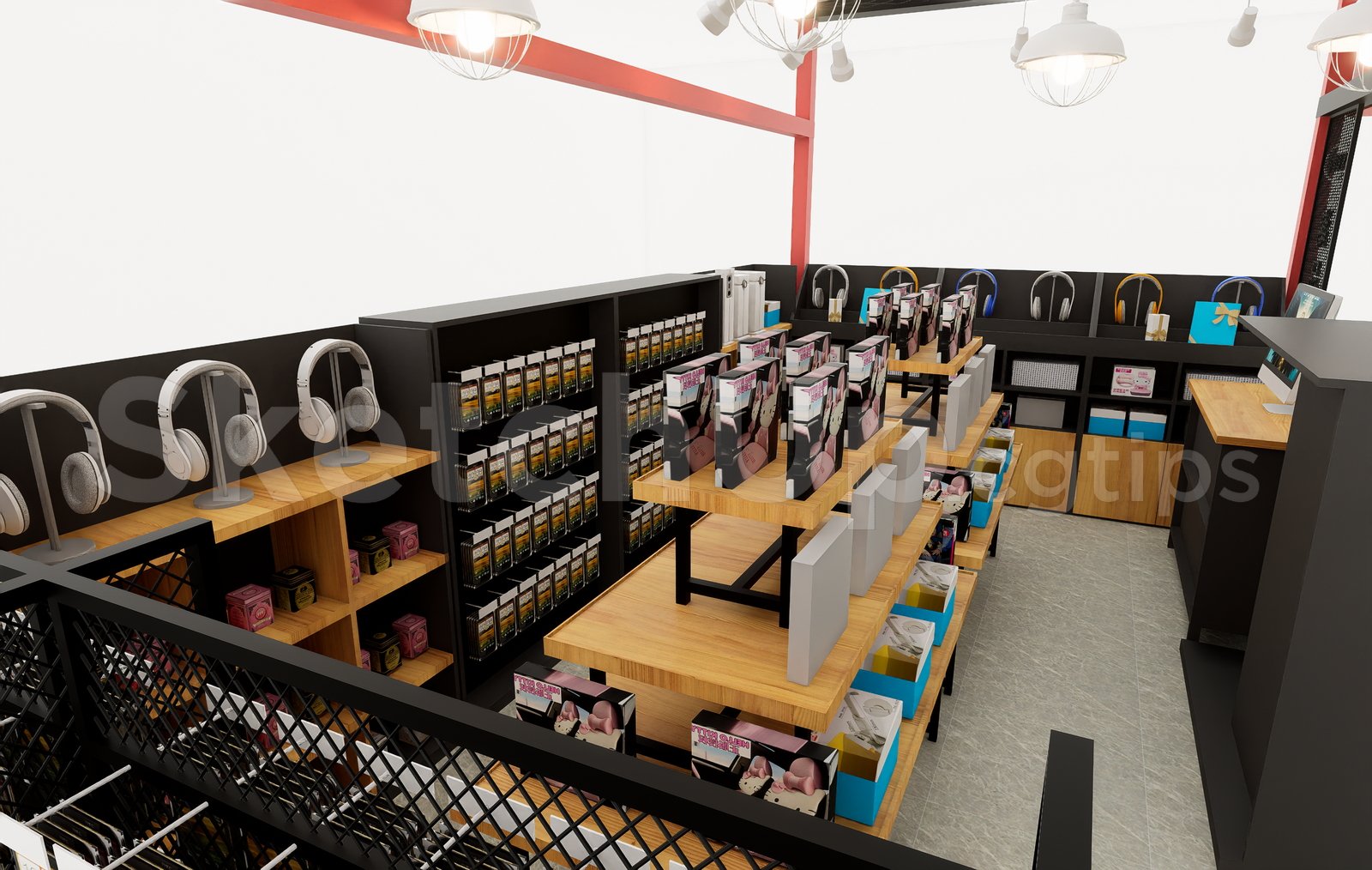 19033. نموذج متجر Sketchup المجاني للهاتف متاح للتنزيل (2)