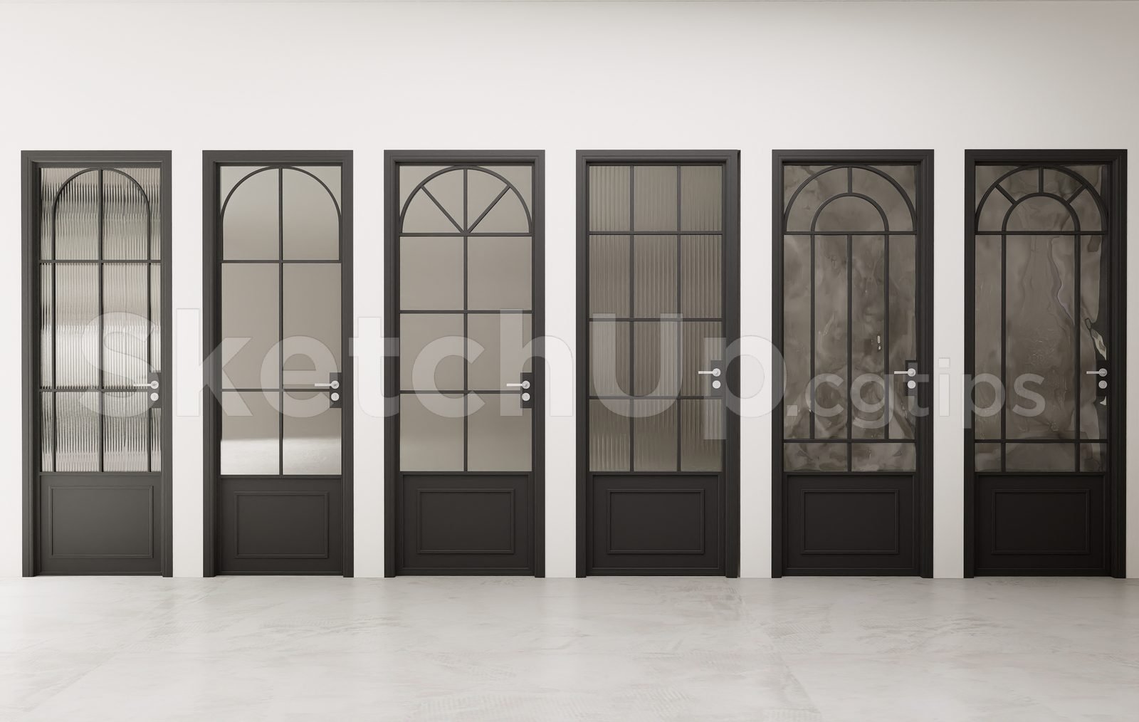 19105. تنزيل نموذج Sketchup Door ثلاثي الأبعاد مجانًا (1)