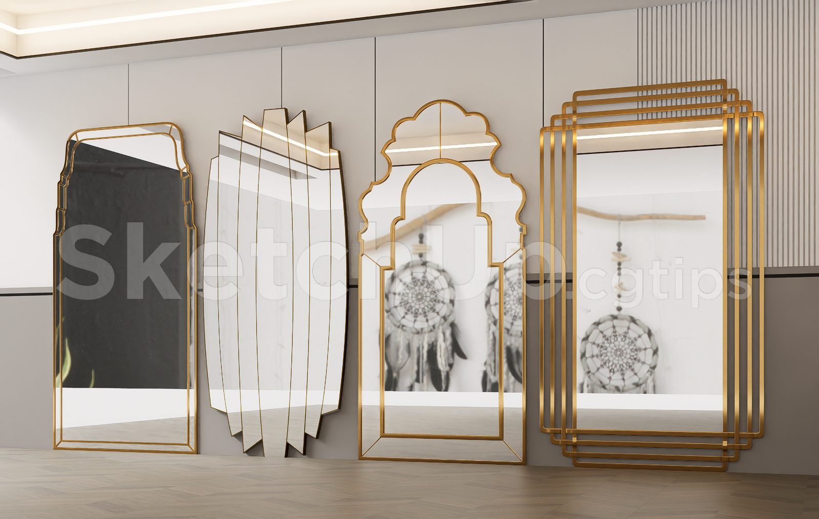 19114. تنزيل نموذج مرايا Sketchup مجانًا (1)