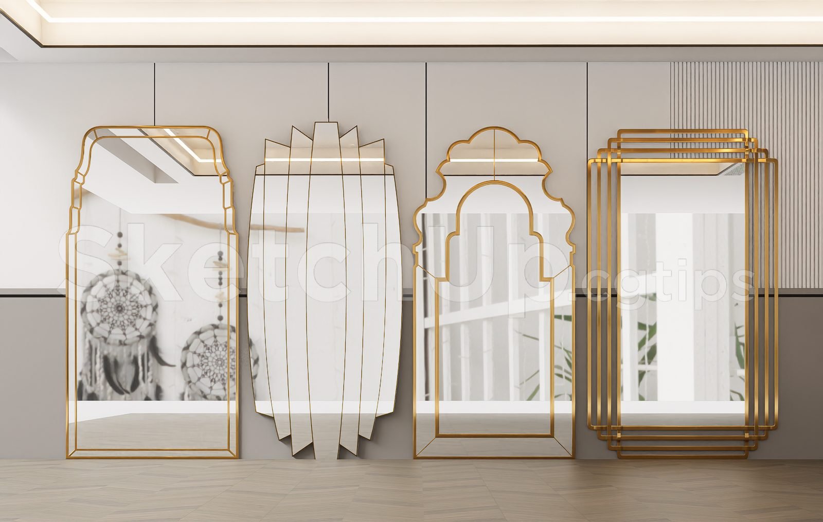 19114. تنزيل نموذج مرايا Sketchup مجانًا (2)