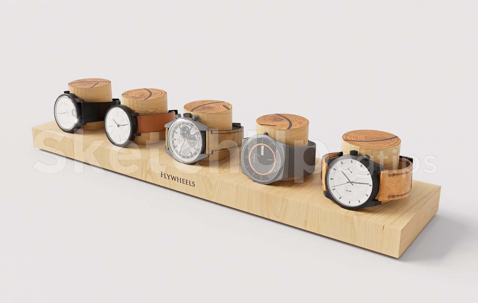 19127. تنزيل نموذج ساعة Sketchup الذكية مجانًا (2)