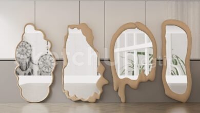 19185. Free Sketchup Mirrors Model Download (2)