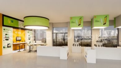 19248. Free Sketchup Phone Store Model Available For Download (2)