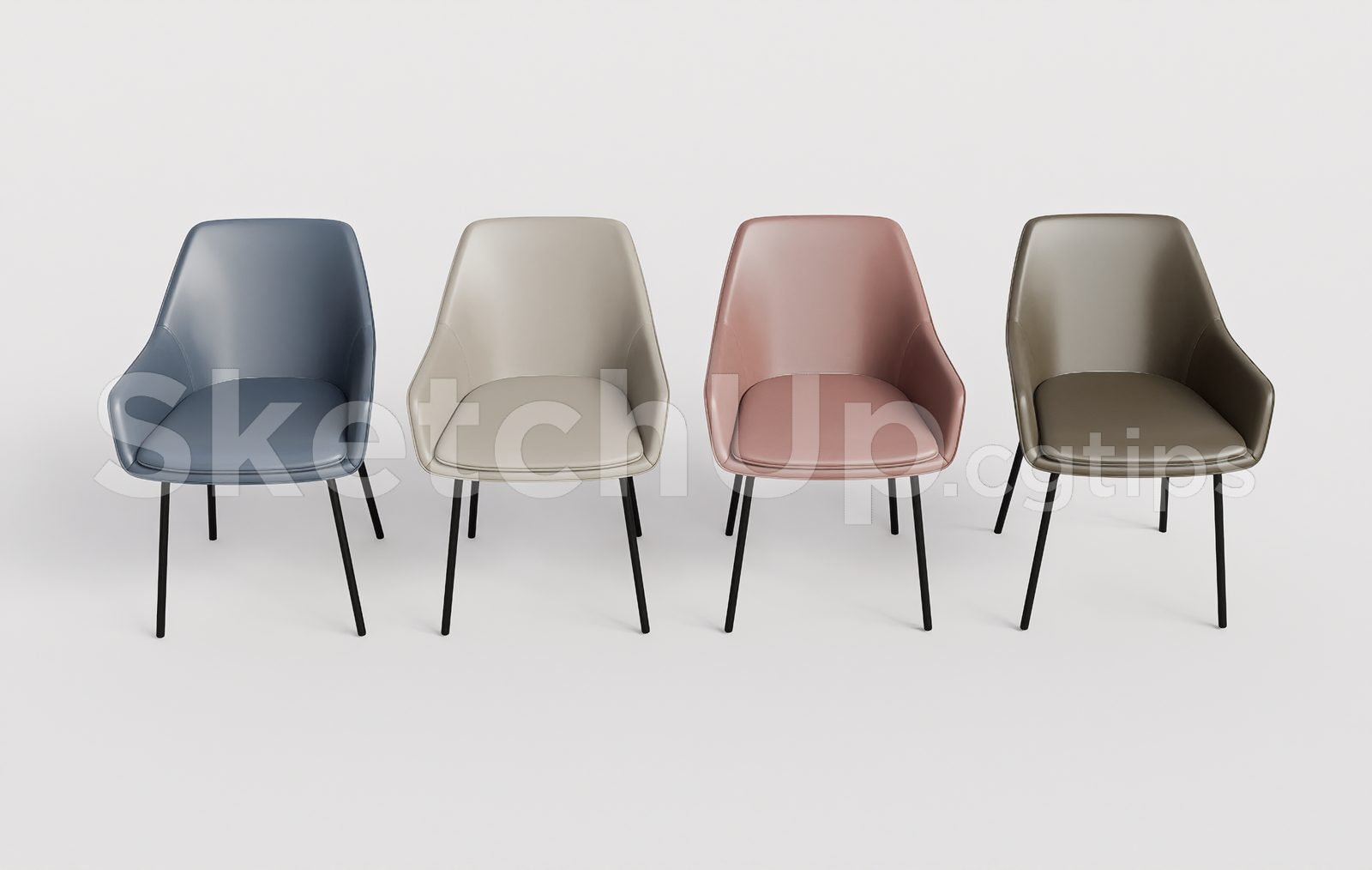 19165. تنزيل نموذج كرسي Sketchup مجانًا (1)