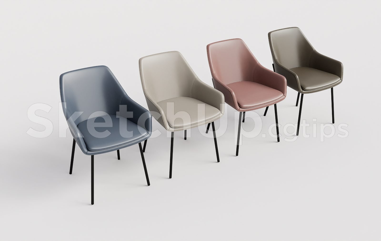 19165. تنزيل نموذج كرسي Sketchup مجانًا (2)