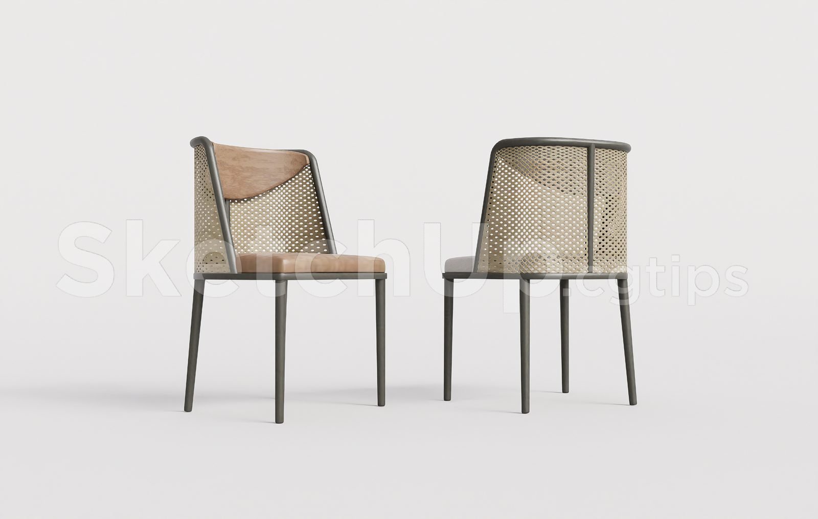 19172. تنزيل نموذج كرسي Sketchup مجانًا (2)