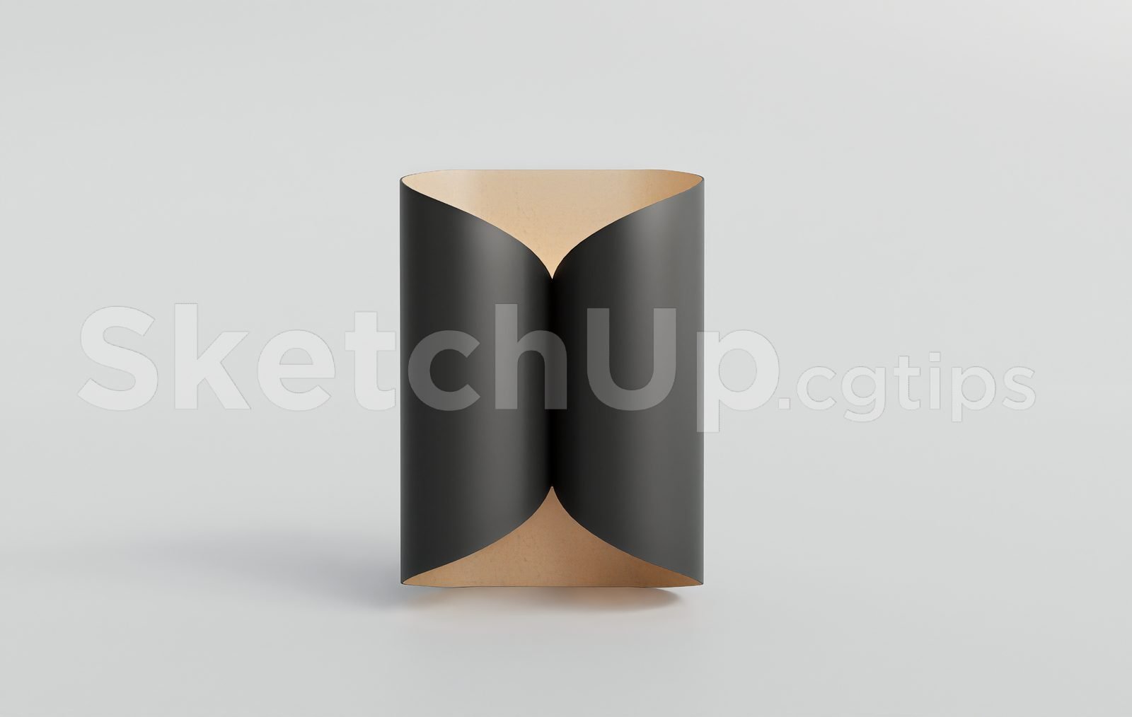 19252. Free Sketchup Wall Light Model Download (1)