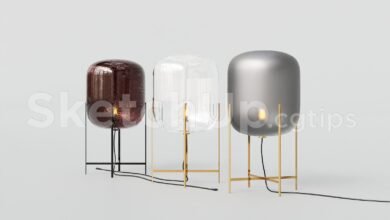 19314. Download Free Sketchup 3d Table Lamp Model (1)