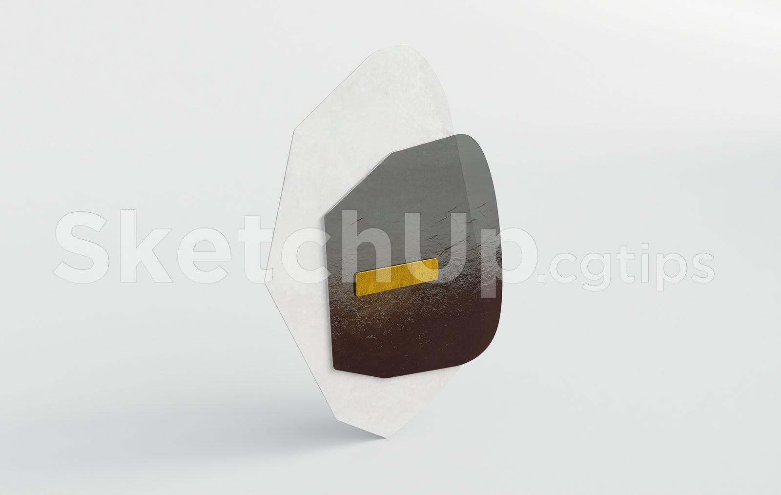 19235. تنزيل نموذج Sketchup Wall Light المجاني (2)