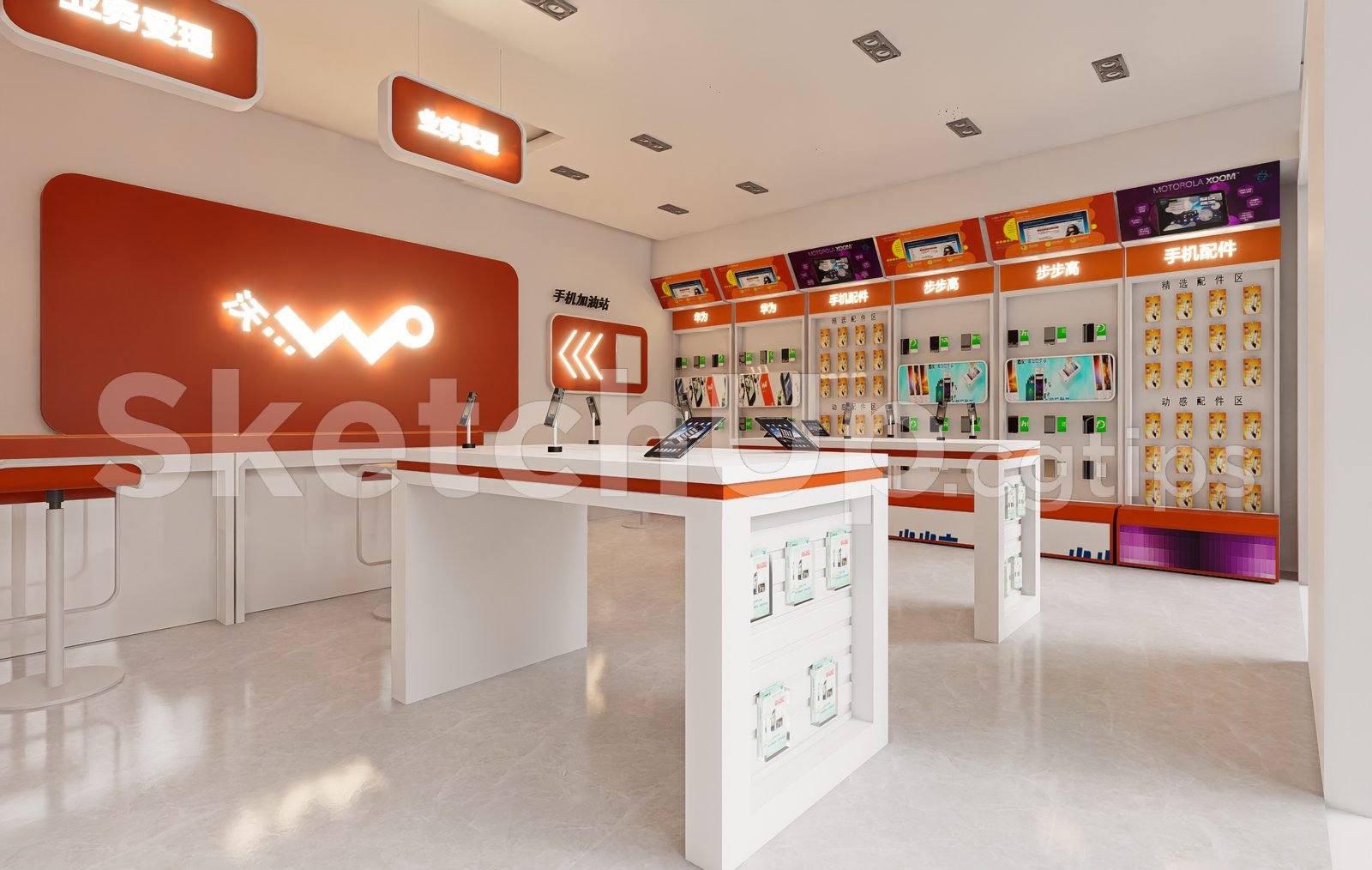 19264. نموذج متجر Sketchup المجاني للهواتف متاح للتنزيل (1)