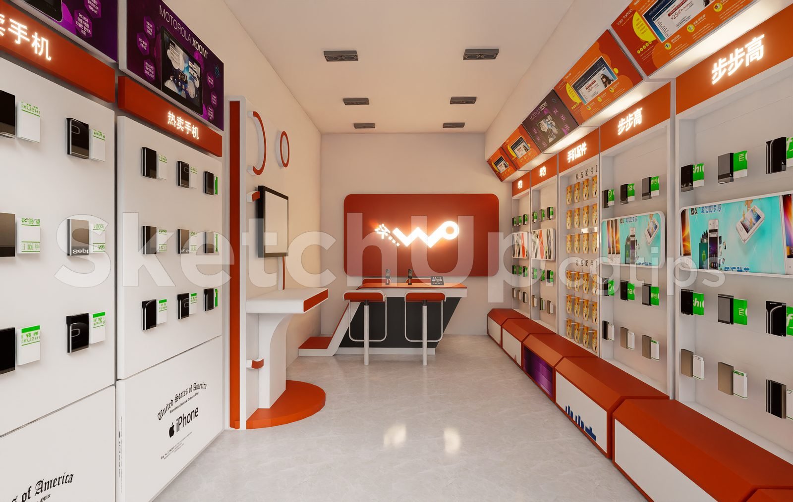 19264. نموذج متجر Sketchup المجاني للهواتف متاح للتنزيل (2)