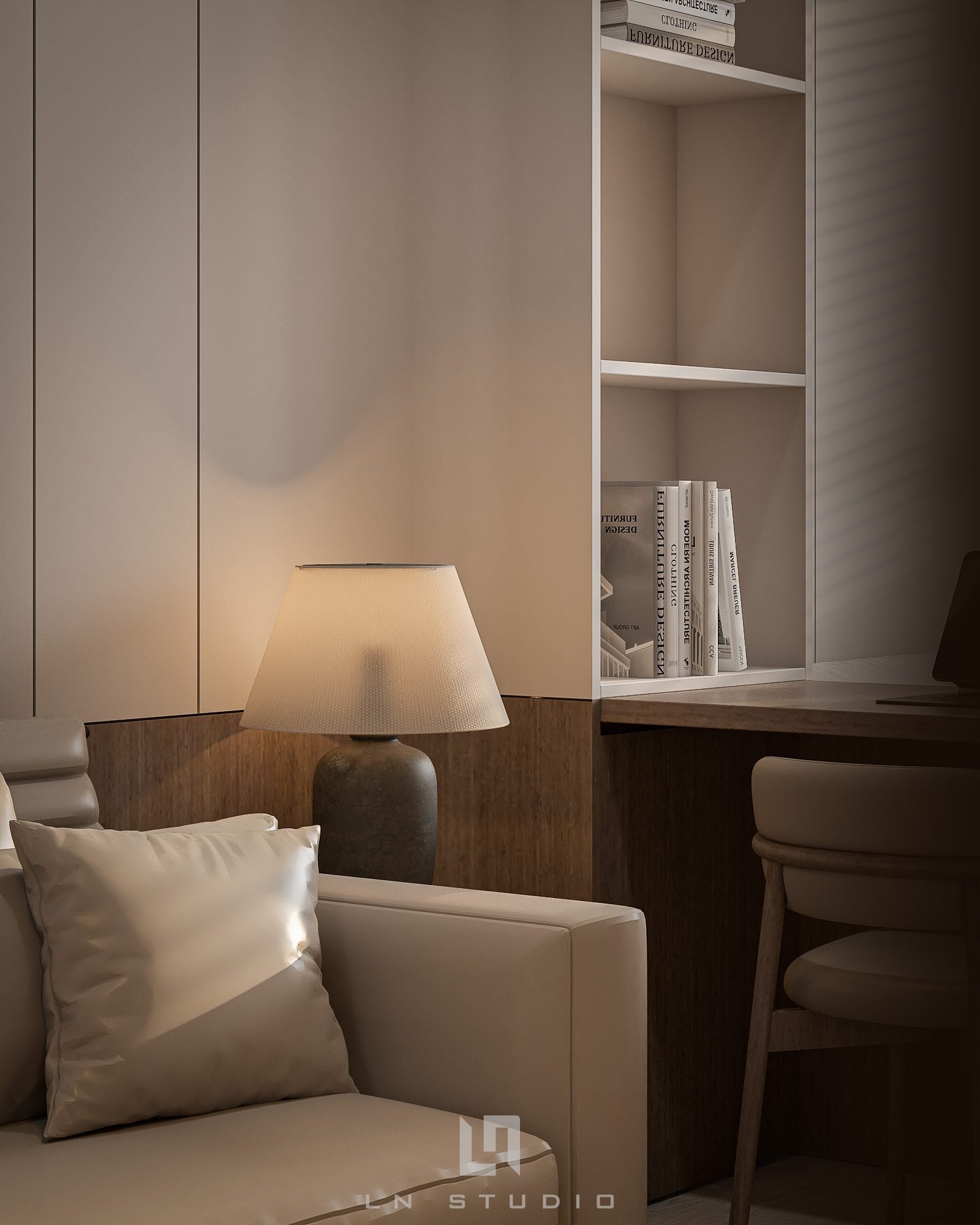 19268. تنزيل النموذج الداخلي لغرفة استوديو Sketchup مجانًا بواسطة Lanh Nguyen (2)